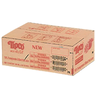 [ยกลัง] TIPCO น้ำทับทิม Pomegranate&Mixed fruits juice 100% ขนาด 200 ml. 3x8x200ml ยกลัง 24 กล่อง
