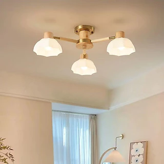 โคมไฟระย้าห้องนั่งเล่น สไตล์นอร์ดิก มินิมอล โคมไฟห้อยโต๊ะอาหาร LED สําหรับตกแต่งห้องนอน