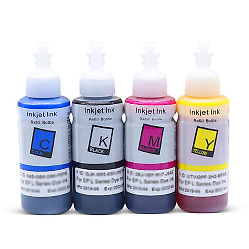 เหมาะสําหรับ Epson Ink 672 สี่สี L1300 L130 L313 เครื่องพิมพ์ L380 L360 L310