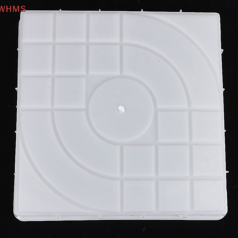(WHMS) Diy Path Maker แม่พิมพ์คอนกรีตสวน Pavement แม่พิมพ์แผนที่เส้นทางปูอิฐ Mould