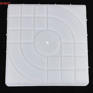 (WHMS) Diy Path Maker แม่พิมพ์คอนกรีตสวน Pavement แม่พิมพ์แผนที่เส้นทางปูอิฐ Mould