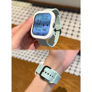 2 in 1 เคสซิลิโคน + สายรัดสําหรับ Xiaomi Redmi Watch 5 สมาร์ทวอท์ชสร้อยข้อมือแบบนุ่มสายรัดข้อมือสําหรับ Redmi Watch 4 อุปกรณ์เสริม