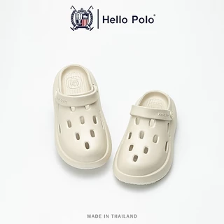 Hello Polo รองเท้าแตะผู้หญิง กันลื่นและทนทาน อ่อนนุ่มเบาสบาย วัสดุ EVA รองเท้าแตะลําลอง ดีไซน์ระบายอากาศ HP8057