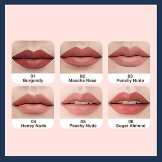 (6ซอง/กล่อง) นามิ เมคอัพโปรโซลเกิร์ล Nami Make Up Seoul Girls Creamy Matte Lip & Cheek ขนาด 2g.