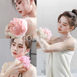ใยขัดผิว(รุ่นหนานุ่ม) ใยอาบน้ำ ใยขัดตัว ใยบวบ สครับขัดผิว ใยฟองน้ำขัดตัว ใยฟองน้ำอาบน้ำ ที่ขัดตัว อุปกรณ์อาบน้ำ สบู่