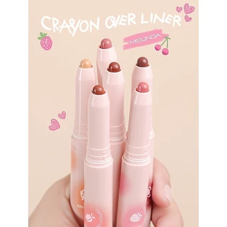 [📦 ส่งด่วน - ราคาถูก ] ลิปไลเนอร์ พร้อมแปรงเบลนด์ Meilinda Crayon Over Liner (MC2079)