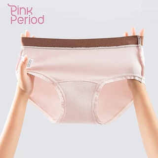 Pink Period🎀กางเกงชั้นใน กางเกงชั้นในสตรีผ้าฝ้ายนุ่มระบายอากาศดี ใส่สุดสบาย KNI-058