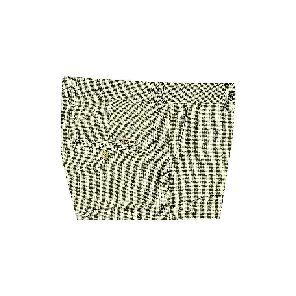Hazard กางเกงขาสั้นสีพื้น ผ้า Linen(ลินิน) สีครัม