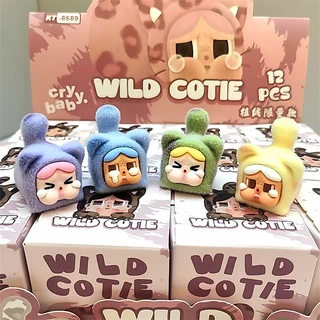 1 boxมี 12 ตัว กล่องสุ่ม CRY Wild Cutie จิ๋ว คายขนกำมะหยี่ โมเดลคาย เจ้าแมวเหมียวน่ารักมาก ของขวัญ เบบี้ทรี ตุ๊กตาตัวฮิต