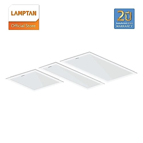 LAMPTAN ชุดโคมไฟ LED PANEL LIGHT BACKLIT BRAVO V2 แสงขาว ติดตั้งได้ 3 รูปแบบ ทดแทนโคมตะแกรงรุ่นเก่า รับประกัน 1 ปี
