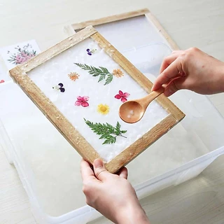 จัดส่งจากประเทศไทยPICKZEN กระดาษทํา Mould Frame Multi-size การเรียนรู้ไม้ Handcraft ไม้ตาข่ายแม่พิมพ์