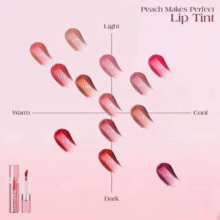 ((ML37 - 13 เฉดสี)) พีชเมค ลิปทินท์ ปากฉ่ำ ริมฝีปากชุ่มชื้น ติดทนนาน barenbliss Peach Makes Perfect Lip Tint 12 hr.