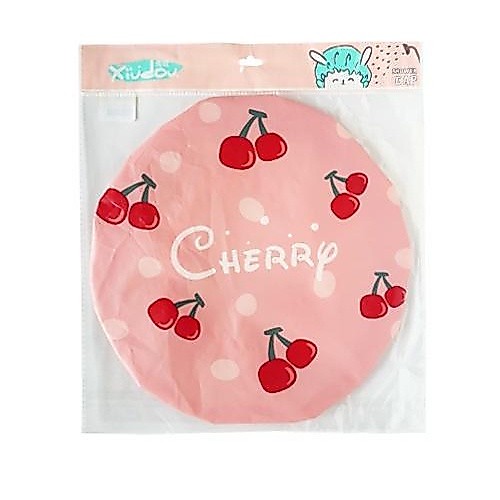 FRUIT DESIGN หมวกอาบน้ํา / หมวกอาบน้ํา 27 x 27 CM (RANDOM DESIGN)/ หมวกอาบน้ํา TICK