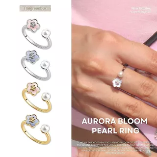 แหวน Aurora Bloom Pearl Ring - The Green Box