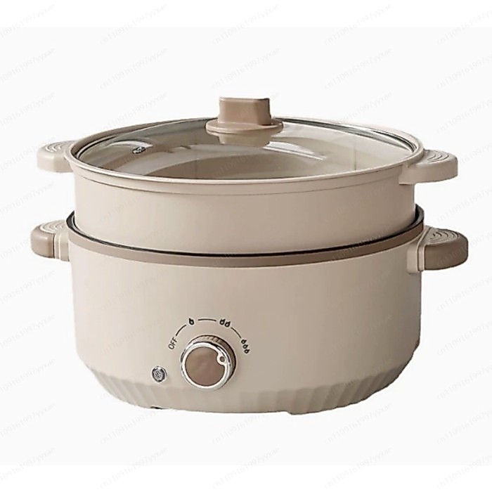 Large Capacity Household Multifunctional Electric Heating Pot - Electric Hot Pot, Integrated Pot fo