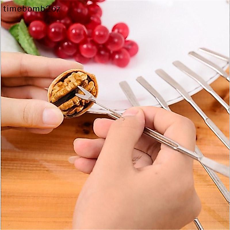 (time) Seafood Lobster Stainless Crab Needle Multifunction Crab Leg Craers Tool (TH)