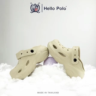 Hello Polo รองเท้าหัวโต รองเท้าแตะลําลอง ดีไซน์เรียบง่าย พื้นหนา พื้นนุ่มมาก กันลื่น แฟชั่น ลายอุ้งเท้าแมวน่ารัก HP8053