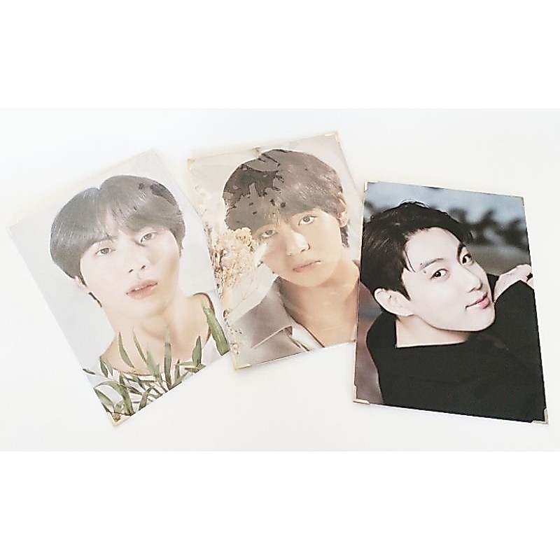 BTS/BANGTAN BOYS : JUNG KOOK & V & JIN PREMIUM PHOTO JULY23 !! ️-( % official & authentic Korea edit