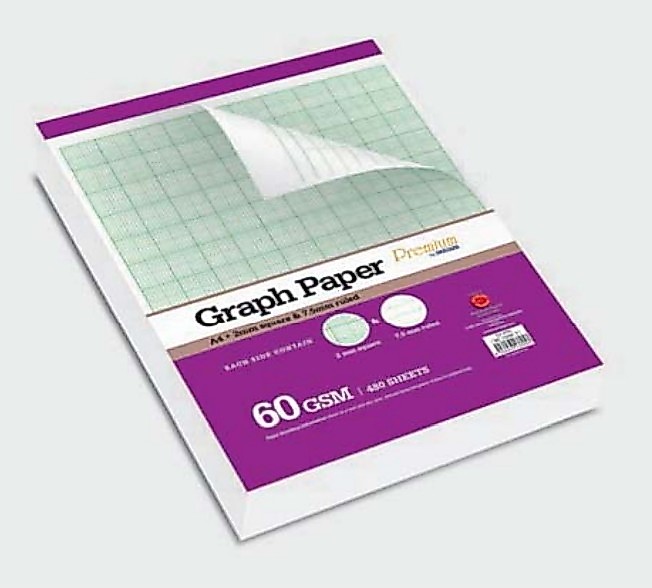 CAMPAP CA3705 A4 60gms 480s GRAPH PAPER PACK (สี่เหลี่ยม 2 มม.) x 1 แพ็ค