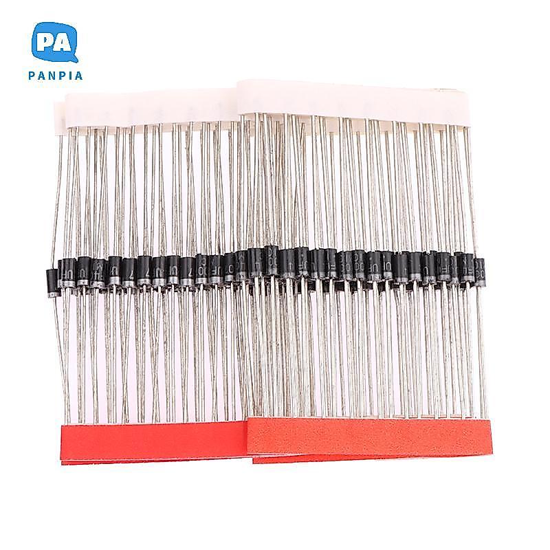 [NBI] ไดโอดวงจรเรียงกระแส Schottky 50 ชิ้น UF4004 UF4007 1A 400V 1000V Ultra Fast Recovery Diode Rec