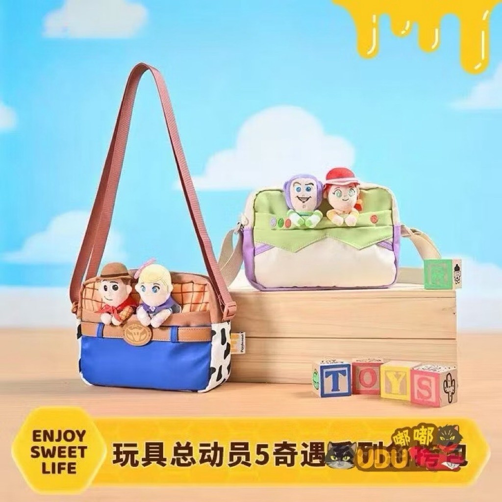 พค้อมส่งในไทย Toy story Disney ของแท้ Woody Messenger , Buzz Lightyear Commuter , REX