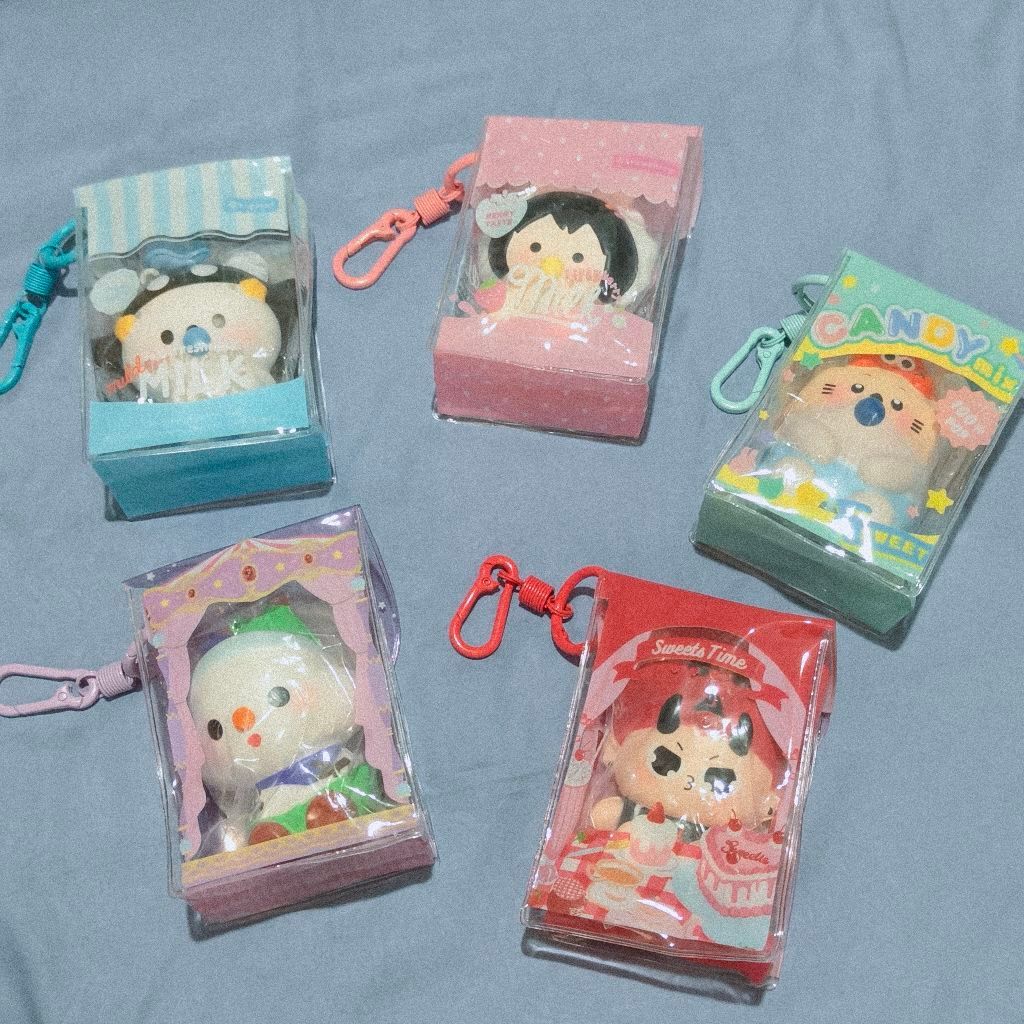 { พร้อมส่ง} กระเป๋าใส่ตุ๊กตา พีวีซี PVC 10cm (GMMTV Squishy)