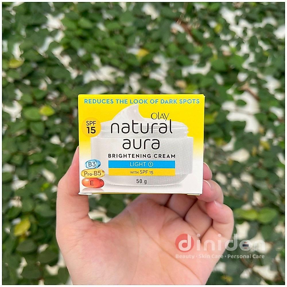 ((dinidon Shop)) Olay Natural Aura Light Brightening Cream  50 G. #Day #Night