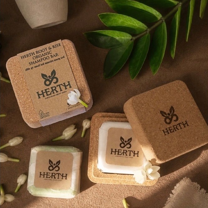HERTH Premium Organic Hair Care Bar Set เเพ็คคู่ แชมพู + ครีมนวด บาร์ ออแกนิก ระดับพรีเมี่ยม