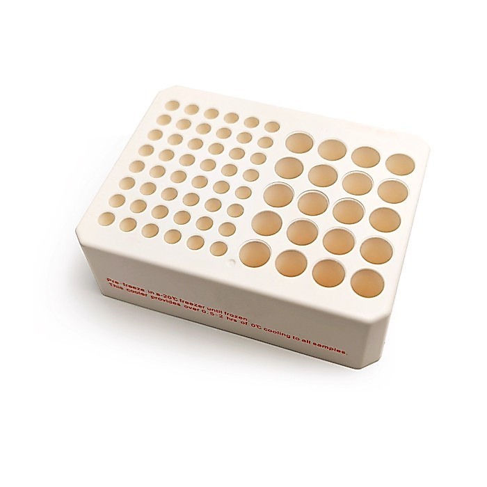 0°C Lab Cooling Box Ice Bath Alternative Tube Rack