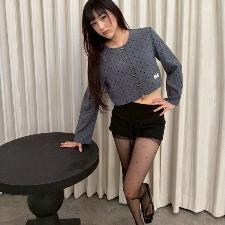 STYLIST x Brinkkty  - Blyka Blazers เสื้อเบลเซอร์เเขนยาว ทรงครอป