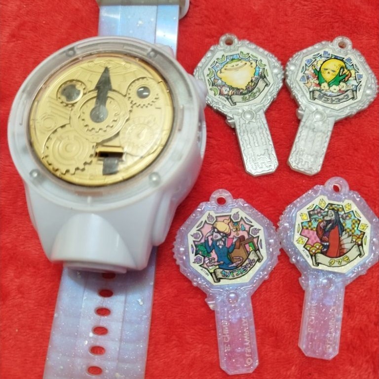 ของเล่น นาฬิกา Dx Yokai watch Elder ไม่มีหน้ากาก พร้อมกุญแจ 4 อัน