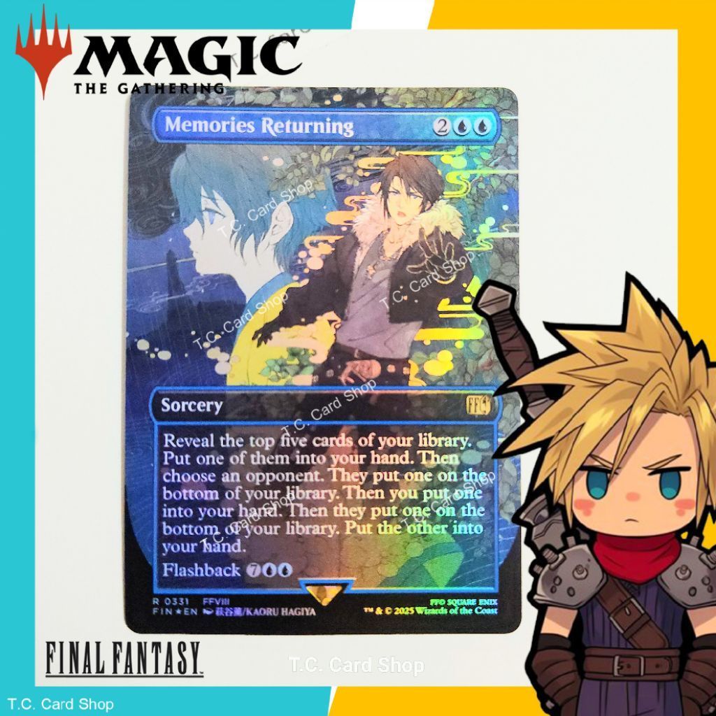 Memories Returning (Borderless Foil) - R0331 FFVIII - Final Fantasy - Magic the Gathering (MTG) (FIN