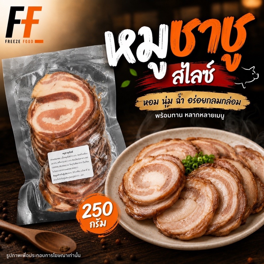 หมูชาชูสไลซ์สำหรับราเมน 250 กรัม | CHASHU SLICE