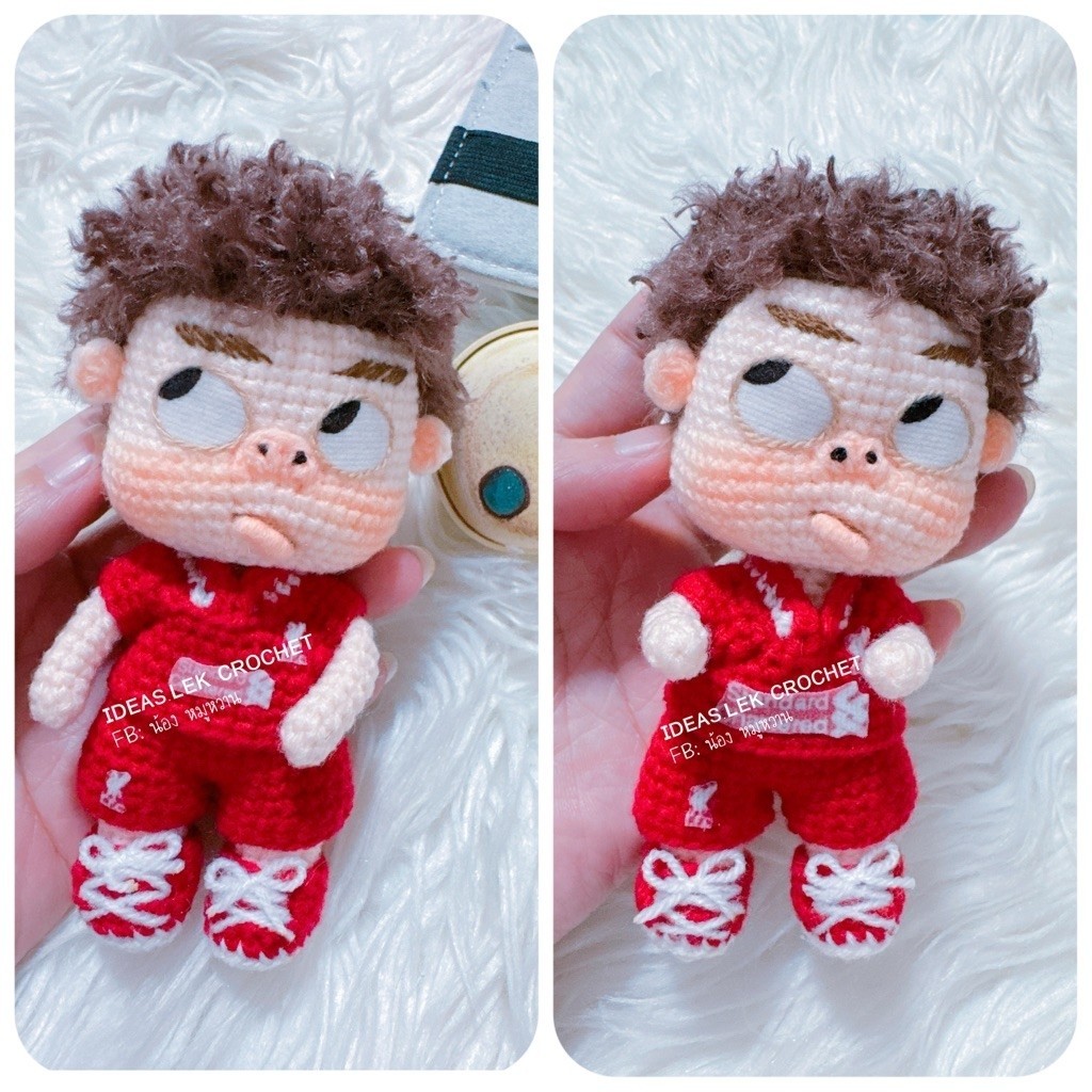 ตุ๊กตาถักไหมพรม ตุ๊กตาพวงกุญแจ โครเชต์แฮนด์เมด
