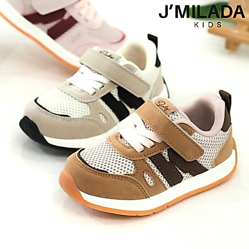 J’Milada Kids รองเท้าผ้าใบเด็ก รองเท้าเด็ก หัดเดิน-2 ขวบ เดินง่าย นุ่ม เบาสบาย  กันลื่นอย่างดี (MY19)