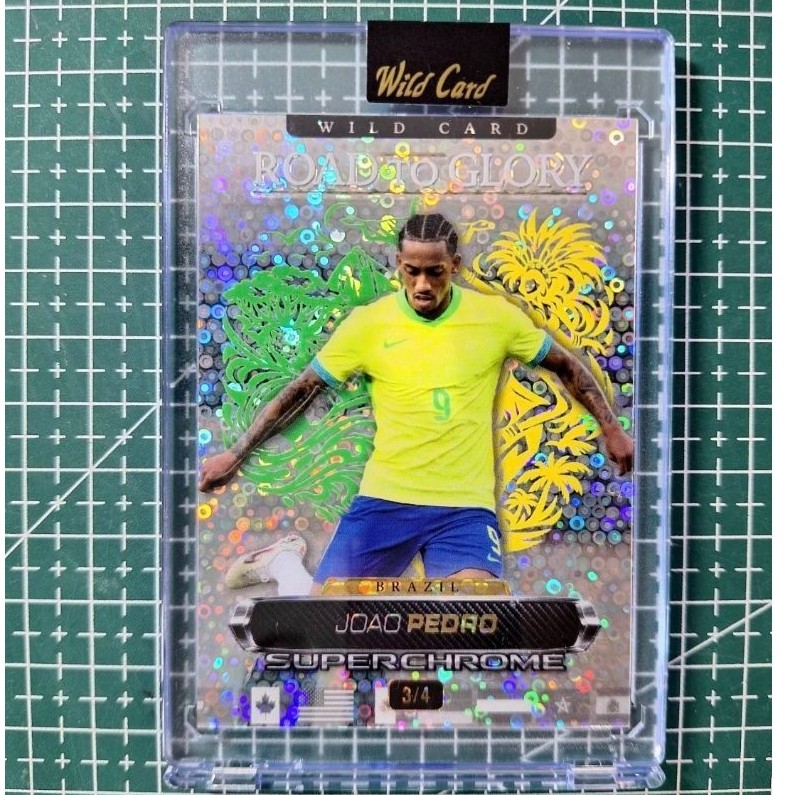 Joao Pedro 2026 Wild Card Superchrome Road To Glory /4 Brazil