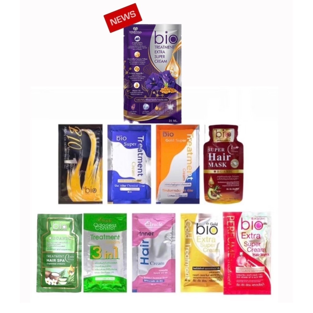(1 ซอง) กรีนไบโอ Green Bio  ทรีทเม้นท์ (มี 8 สูตร ) ไบโอ ซอง super treatment Bio
