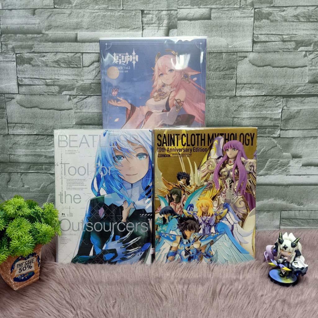 หนังสือ ART BOOK:Genshin Impactb (ภาษาจีน) AE0737 BEATLESS (มี CD แถมในชุด) AE0738 SAINT CLOTH MYTHO