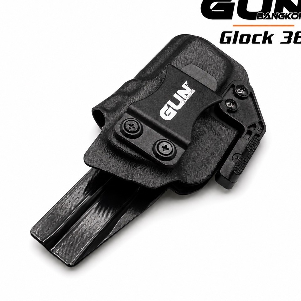 ซองพกใน/พกซ่อน Glock 36 Gen 1-5 วัสดุ KYDEX งาน Made in Thailand 100% สั่งปรับแบบได้ตามต้องการ