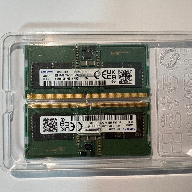 SAMSUNG RAM 16GB (8GBx2) DDR5 5600MHz SO-DIMM