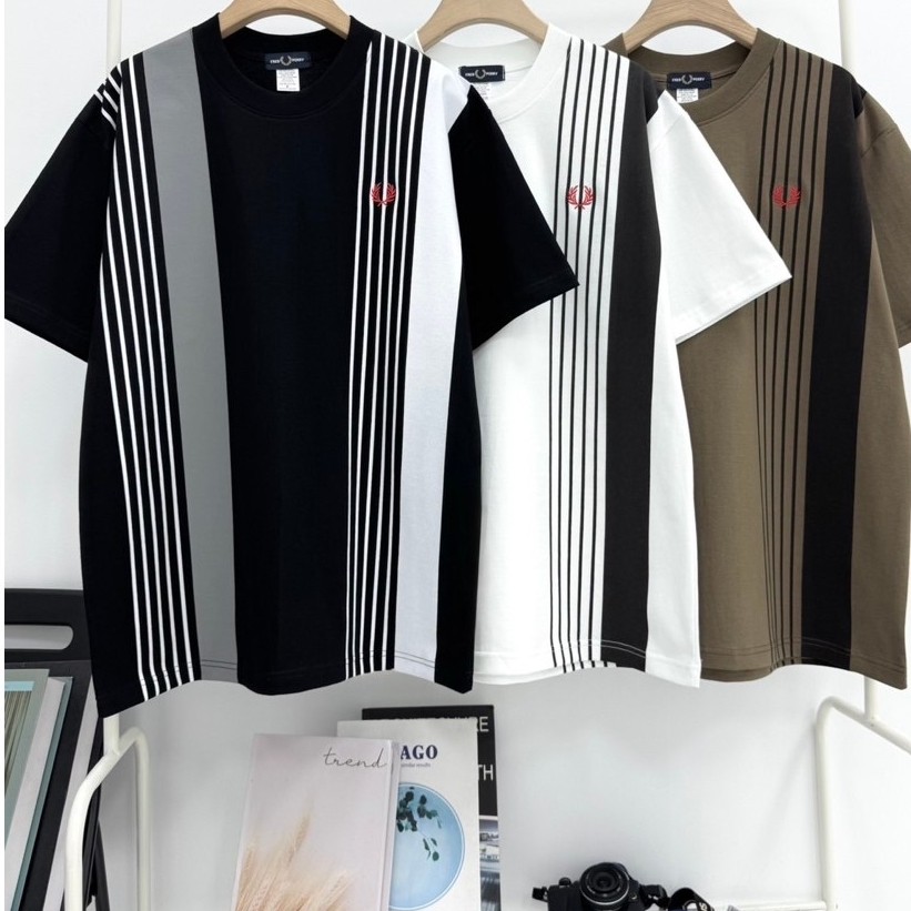 เสื้อยืดรวงข้าวลายแถบ รวมลาย