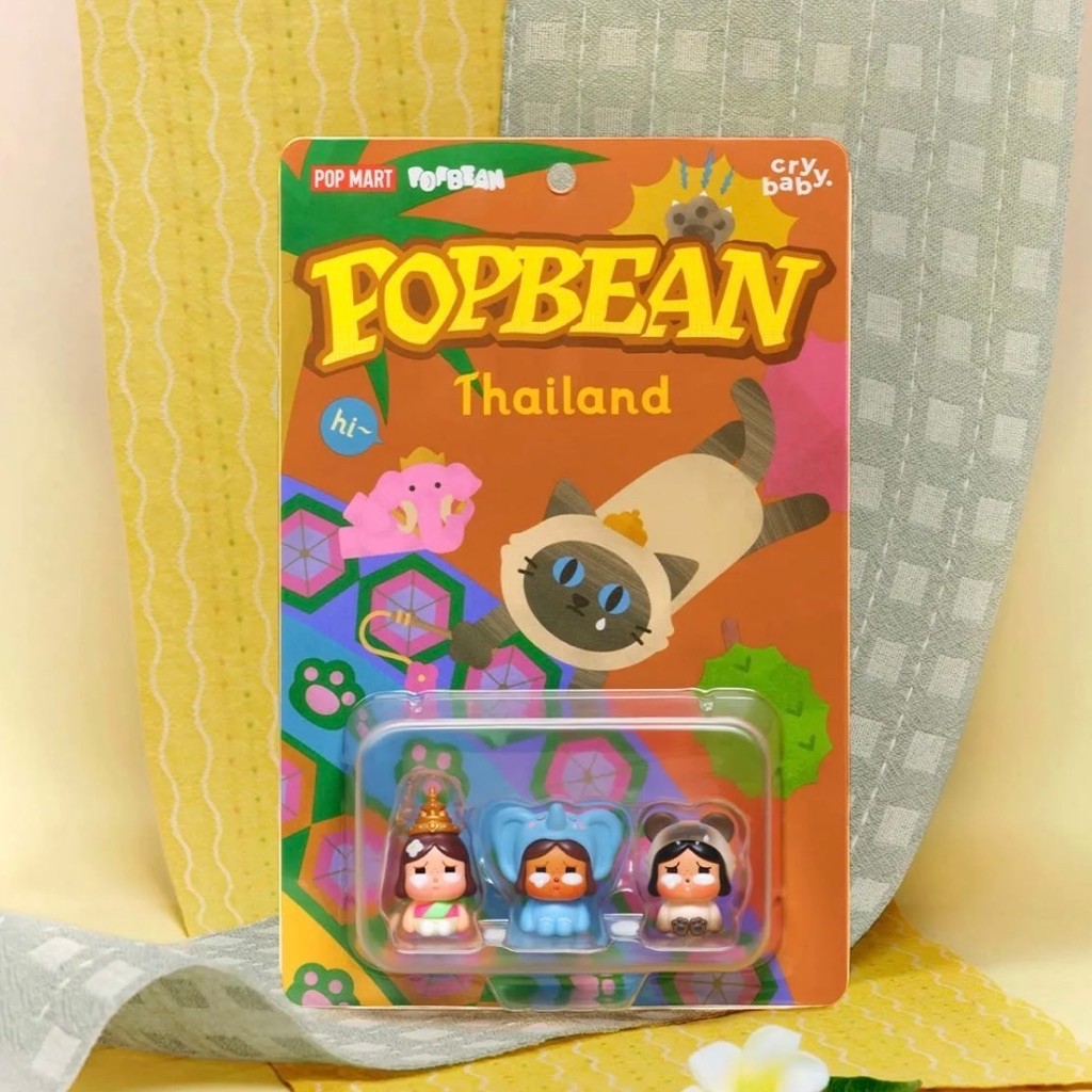 🐘 พร้อมส่ง : POP BEAN CRYBABY Thailand Limited Edition set