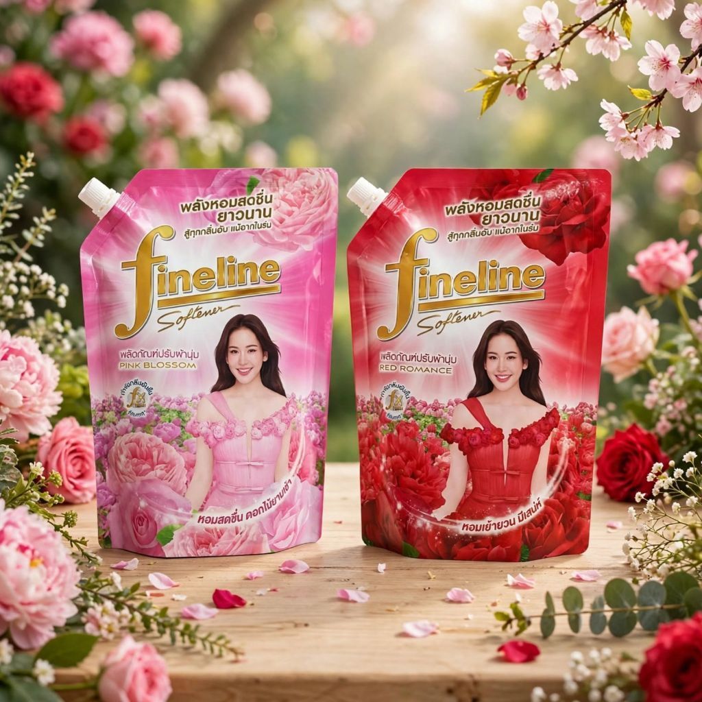 [ ยกลัง X6 ถุง ]  Fineline  ไฟน์ไลน์ น้ำยาปรับผ้านุ่ม สูตรมาตรฐาน 1300 มล.  เลือสูตร