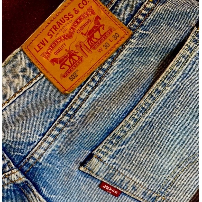) ✨ Levi's 502™ Taper Jeans (ของแท้ 100%) ✨เอว32