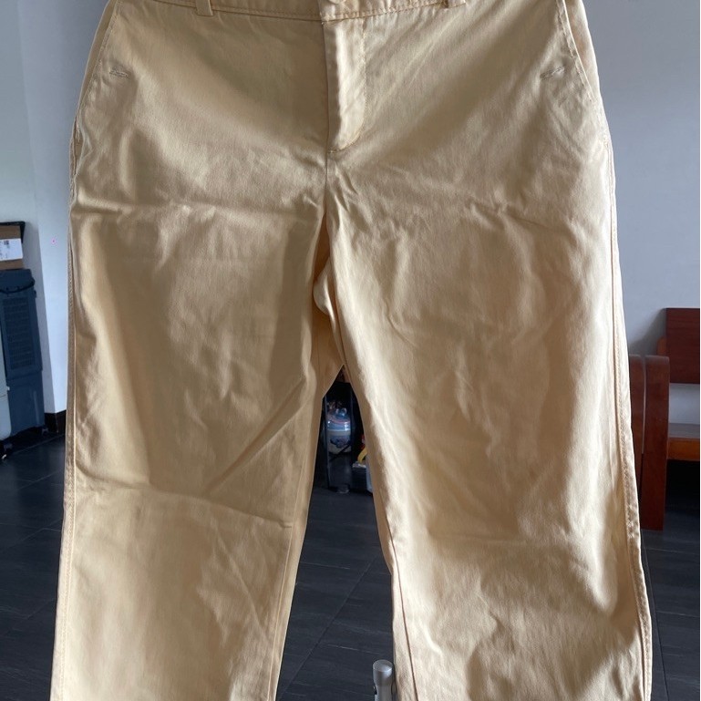 dockers กางเกงสีเหลืองพาสเทล เอว 34