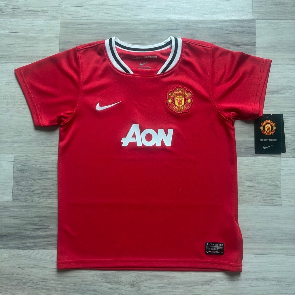 เสื้อบอลเด็ก แท้!!Manchester United Nik* Soccer Jersey