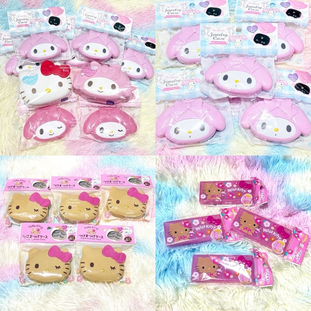 (พร้อมส่งในไทย) รวมตลับ/กล่อง ใส่ของและเครื่องประดับ Sanrio Jewelry Case ส่งตรงจากญี่ปุ่น