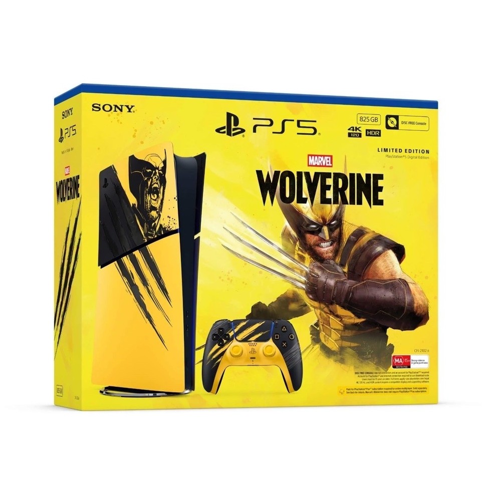 Sony PS5 Slim Digital Limited Wolverine