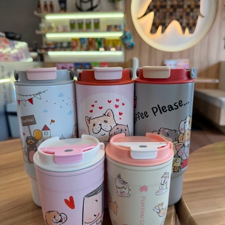 แก้วน้องหมา Punthai
