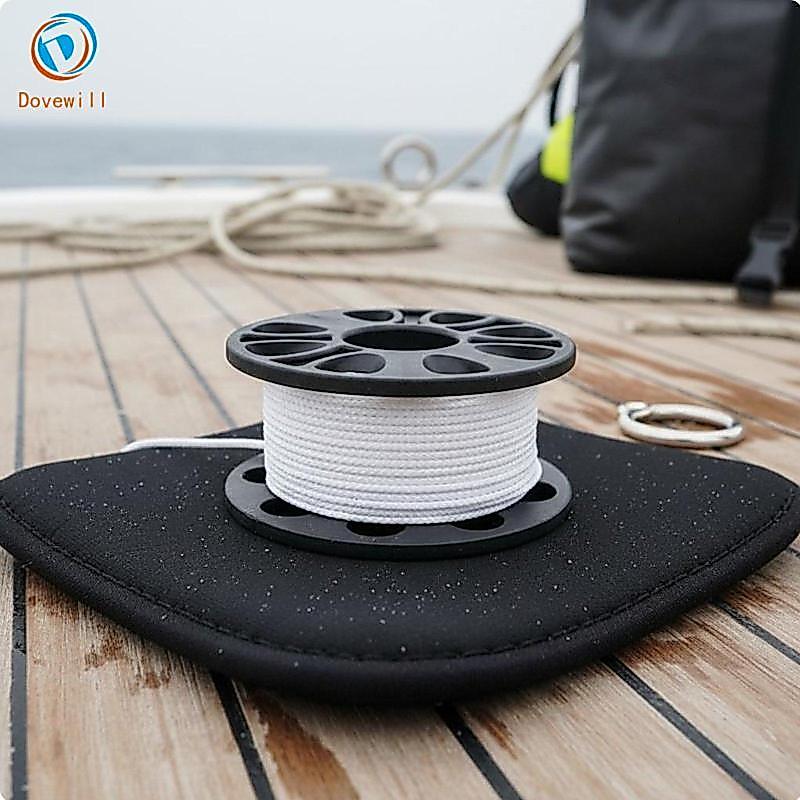 Dovewill ดําน้ํา Bcd สายไนลอนการมองเห็นสูง Mini Scuba SMB Spool สําหรับอุปกรณ์ดําน้ําสํารวจ Wreck